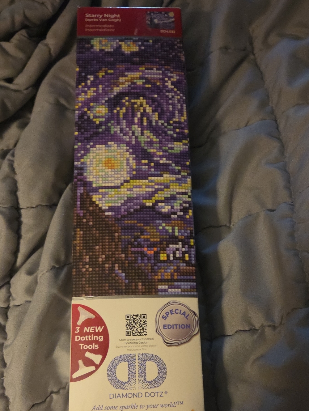 Diamond Dotz Starry Night Home Art Kit - Purple